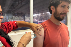  Paraná vacina caminhoneiros na Tríplice Fronteira para reforçar a prevenção contra o sarampo