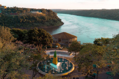 Imagens do Marco das Três Fronteiras e das Cataratas, em Foz do Iguaçu, irão rodar o mundo