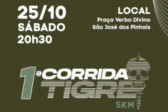 Contagem regressiva para a 1ª Corrida Tigre da PCPR: confira percurso e retirada de kits