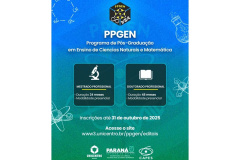 Abertas as inscrições para Mestrado e Doutorado em Ensino de Ciências Naturais e Matemática