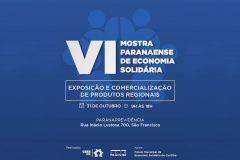  VI Mostra Paranaense de Economia Solidária reúne empreendimentos coletivos e produtos regionais em Curitiba