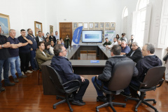 Sanepar apresenta investimentos e firma nova parcer ia com a Prefeitura da Lapa