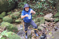 Projeto SegHidro realiza coletas em minas e poço da Sanepar no Litoral