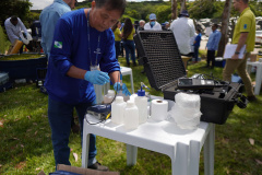 Sanepar avalia equipe técnica de todo Paraná para certificar a eficiência nas análises do esgoto tratado lançado nos rios