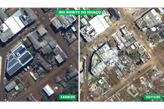 Mapeamento aéreo contratado pelo Instituto Água e Terra vai ajudar na reconstrução de Rio Bonito do Iguaçu e demais cidades atingidas pelo tornado do início deste mês.