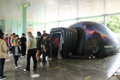 UNICENTRO - Planetário da Unicentro leva experiência imersiva em astronomia às escolas da região