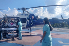 Referência nacional: serviço aeromédico do Paraná realiza média de 10 atendimentos por dia