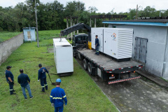 Sanepar reforça litoral com a chegada de 31 geradores elétricos para o verão