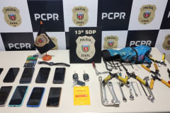 PCPR e GCM prendem sete pessoas em flagrante em Ponta Grossa