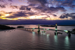 Estado prepara maior a queima de fogos da história do Litoral na Ponte de Guaratuba