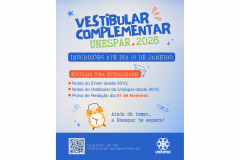 Unespar lança Vestibular Complementar 2026 com inscrições gratuitas