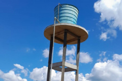 Abastecimento de água em Fernandes Pinheiro ganha reforço de 50% com novo reservatório