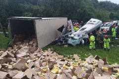 PRF Acidente caminhão