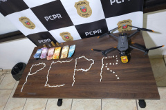 PCPR utiliza drone e prende homem em flagrante por tráfico de drogas em Guaratuba