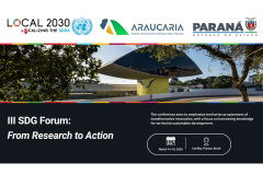 Curitiba será sede do III Fórum Internacional dos Objetivos de Desenvolvimento Sustentável