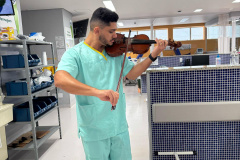 SESA - Música integra ações de humanização no Hospital de Ivaiporã