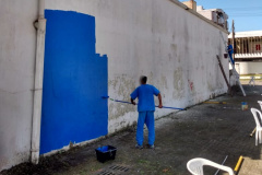 Custodiados do Litoral do Paraná atuam em limpeza e manutenção de escolas e postos de saúde