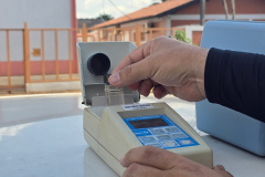 Sanepar inicia testes da adutora do Tibagi em Rolândia