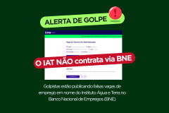 IAT alerta para golpe do emprego falso em nome do órgão ambiental