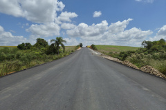 DER PR-990 pavimentação em Rebouças