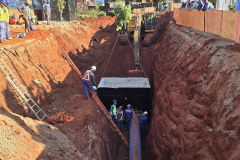 Sanepar conclui etapa crucial da obra que duplica capacidade de água na Zona Norte