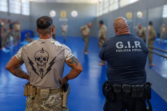 PCPR realiza primeiro curso de imobilizador tático policial do Brasil com agentes de sete forças de segurança