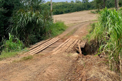DEFESA CIVIL - Repasse do Estado garante construção de sete pontes em Espigão Alto do Iguaçu