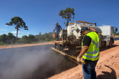 Pavimentação da PR-092 em Doutor Ulysses