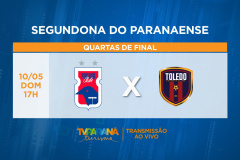 TV Paraná Turismo transmite jogo decisivo do Paraná Clube neste domingo (10)