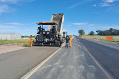 Obra de whitetopping da PR-151 entre Ponta Grossa e Palmeira
