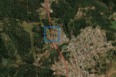 Detonação de rochas na PRC-466 em Turvo (mapa)