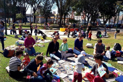 Biblioteca organiza mais um Piquenique Literário. Foto: BPP