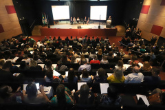 O governador em exercício Darci Piana, participou da abertura do Seminário Estadual do Marco Legal da Primeira Infância.
Curitiba, 09-03-20.
Foto: Arnaldo Alves / AEN