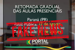 Data de retorno às aulas presenciais não está definida. Foto:SEED