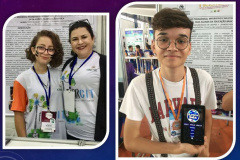 Alunos da Sala de Recursos para estudantes com altas habilidades e superdotação do Colégio Estadual Monteiro Lobato, de Sertanópolis, criaram o Astro Quiz. Premiado em diversas feiras de ciências regionais e nacionais, app está em fase de modernização e a intenção é disponibilizá-lo nas plataformas do App Store em 2022.

Foto: SEED