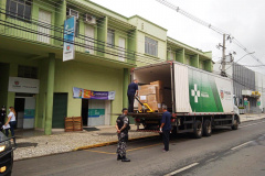 Entrega de insumos é finalizada em 20 regionais de saúde do Estado. Foto:SESA