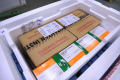 Governo inicia distribuição da segunda dose da vacina contra a Covid-19.
