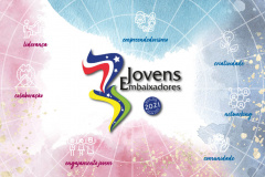 Estão abertas as inscrições para a 19ª edição do programa Jovens Embaixadores. O programa é uma iniciativa do Departamento de Estado dos EUA, com a coordenação da embaixada e consulados norte-americanos no Brasil, que promove um intercâmbio de curta duração nos naquele país para estudantes brasileiros do Ensino Médio da rede pública. -  Foto/Arte: SEED PR
