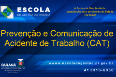 Estado promove curso de prevenção de acidente de trabalho