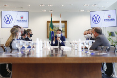 Serão destinados R$ 2 milhões ao projeto Hospital Digital, do Complexo Erasto Gaertner; R$ 850 mil para elaboração do projeto executivo do Hospital Regional de Colombo; e mais R$ 2,84 milhões para a retomada das Carretas do ConhecimentO. Investimento total é de R$ 5,69 milhões   Foto: Jonathan Campos 