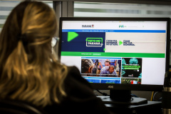 Sites ligados ao Governo do Paraná figuraram entre os mais acessados do País em junho   Foto: Geraldo Bubniak/AEN