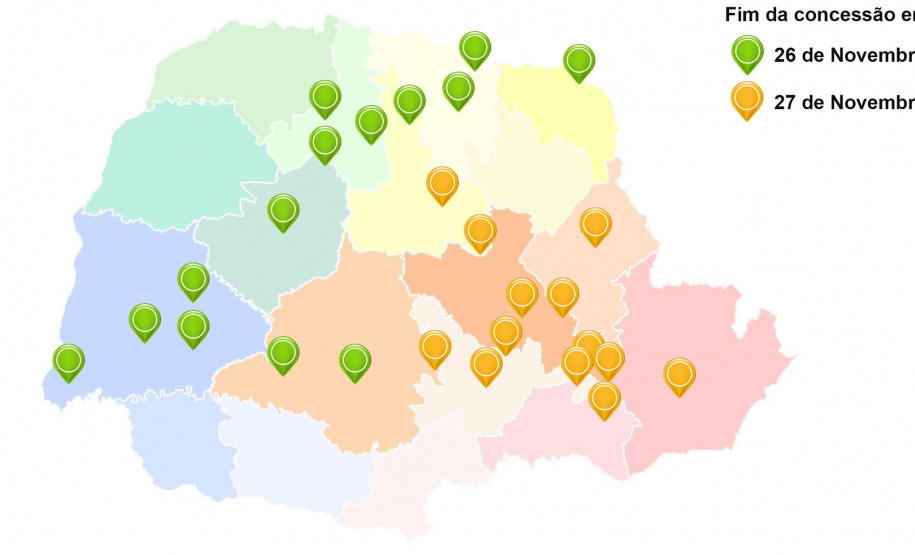 Com fim da concessão de rodovias, 14 praças de pedágio serão desativadas nesta sexta - Foto: Geraldo Bubniak/AEN