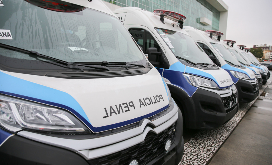 O Governador Carlos Massa Ratinho Junior entrega nesta quarta-feira (29/07), viaturas para o Departamento Penitenciário do Paraná (Depen) no Palácio Iguaçu.  Curitiba, 29/07/2020
