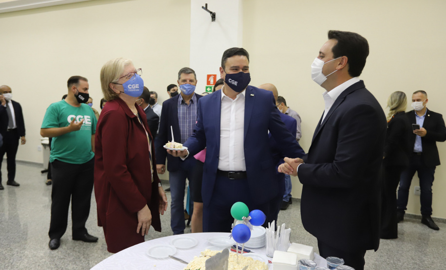 O governador Carlos Massa Ratinho Junior participa nesta quarta-feira (10), da  comemoração de oito anos da criação desse órgão central de controle e combate à corrupção - CGE.    - 10/11/2021 - Foto: Jonathan Campos