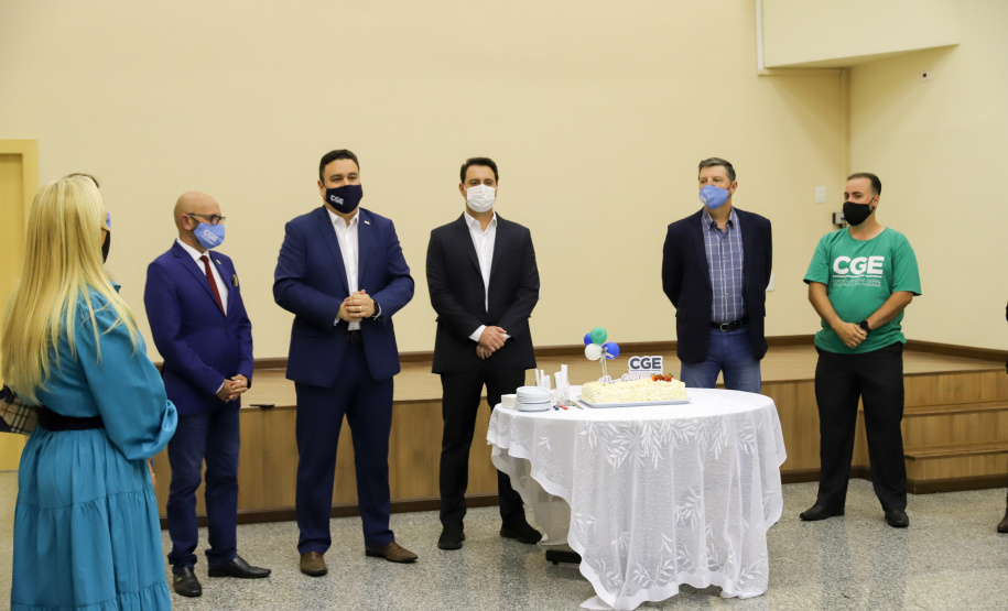 O governador Carlos Massa Ratinho Junior participa nesta quarta-feira (10), da  comemoração de oito anos da criação desse órgão central de controle e combate à corrupção - CGE.    - 10/11/2021 - Foto: Jonathan Campos