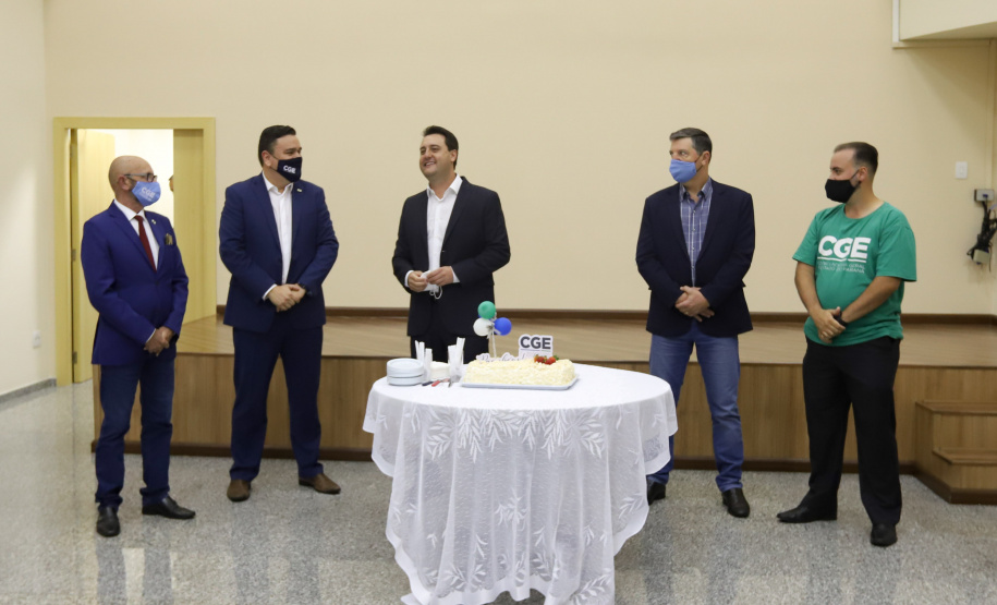 O governador Carlos Massa Ratinho Junior participa nesta quarta-feira (10), da  comemoração de oito anos da criação desse órgão central de controle e combate à corrupção - CGE.    - 10/11/2021 - Foto: Jonathan Campos