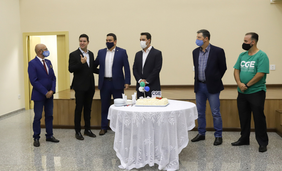 O governador Carlos Massa Ratinho Junior participa nesta quarta-feira (10), da  comemoração de oito anos da criação desse órgão central de controle e combate à corrupção - CGE.    - 10/11/2021 - Foto: Jonathan Campos