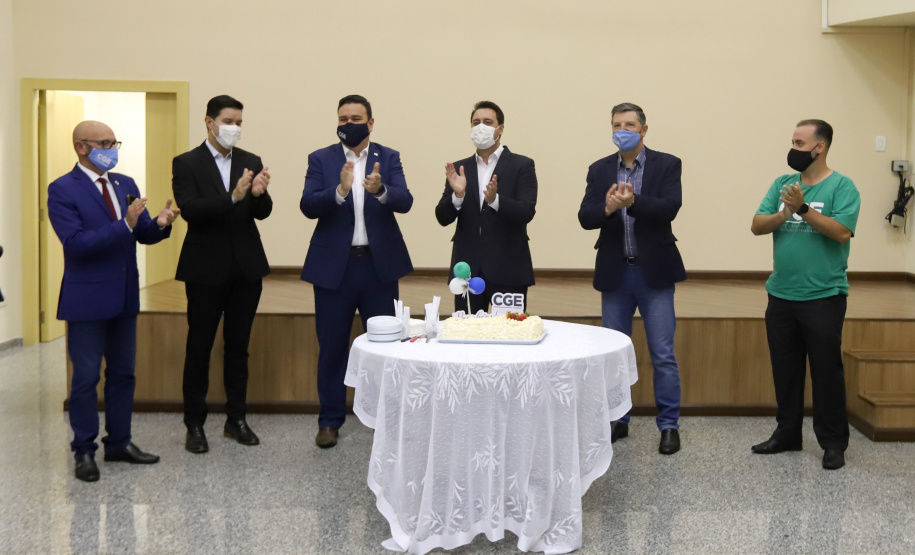 O governador Carlos Massa Ratinho Junior participa nesta quarta-feira (10), da  comemoração de oito anos da criação desse órgão central de controle e combate à corrupção - CGE.    - 10/11/2021 - Foto: Jonathan Campos