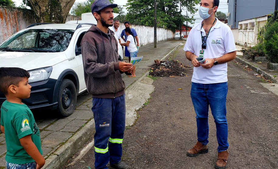Portos do Paraná coordena ação de educação ambiental em Paranaguá. Foto: Portos do Paraná