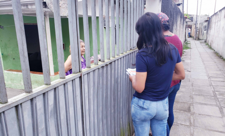 Portos do Paraná coordena ação de educação ambiental em Paranaguá. Foto: Portos do Paraná